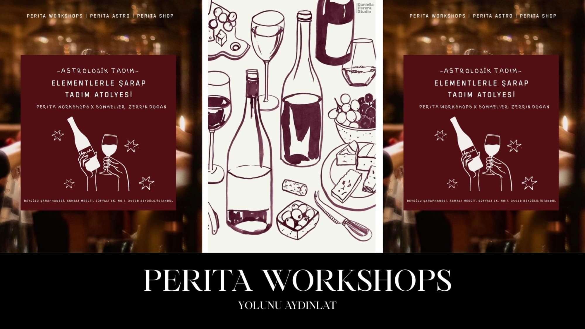 09.01 Astrolojik Tadım | Elementlerle Şarap Tadım Atölyesi - Beyoğlu Şaraphanesi, Asmalı Mescit, Sofyalı Sokak, Beyoğlu/İstanbul, Türkiye
