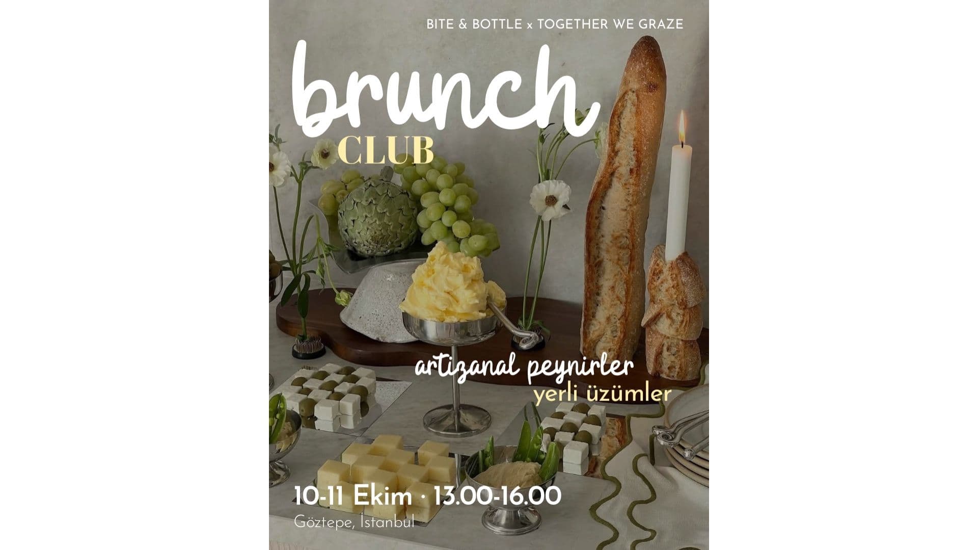 Brunch Club - 10 Ekim Cumartesi - Harem Chocolate, Göztepe, Palas apt, Kadıköy/İstanbul, Türkiye