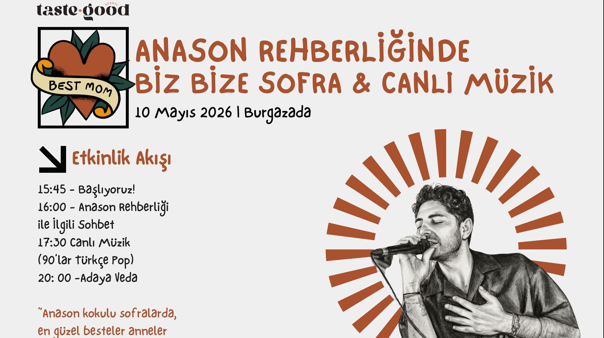 Anason rehberliğinde “Biz Bize Sofra”da buluşuyoruz. - Büyükçam Mevkii Sk. No:16 Burgazada