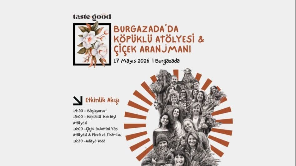 Burgazada'da Bahar Çiçekleri ve Köpüklü Atölyesi - Büyükçam Mevkii Sk. No:16 Burgazada