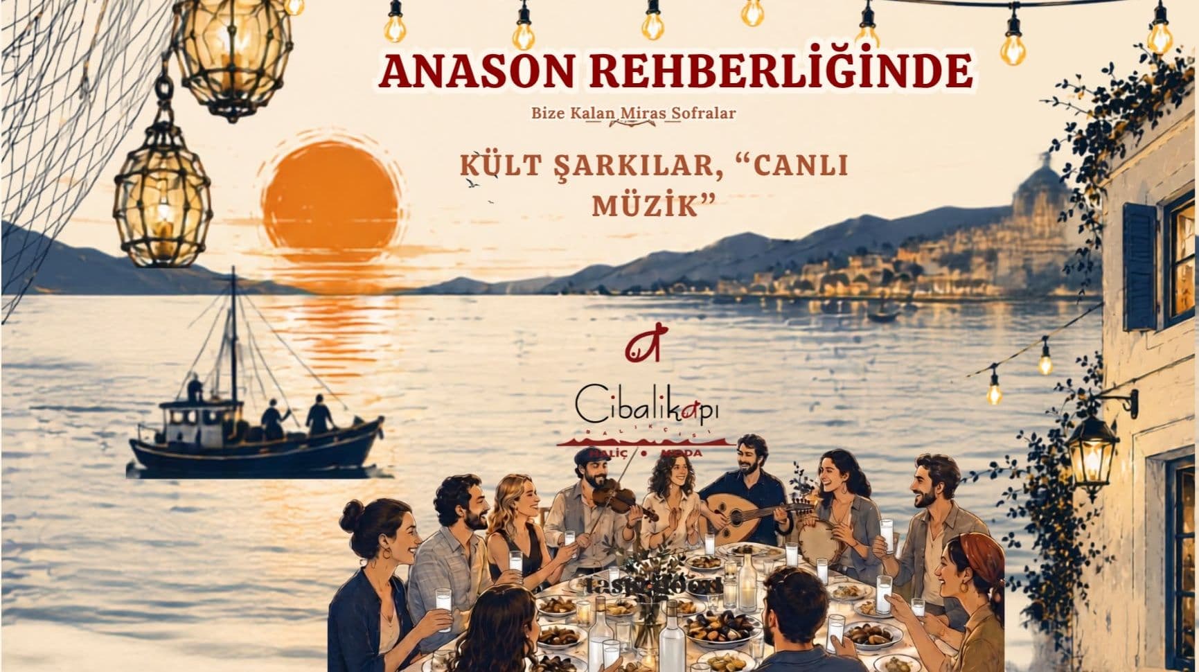 ANASON REHBERLİĞİNDE BİZE KALAN MİRAS SOFRALAR - Caferağa, Moda Cd. No:163, 34710 Kadıköy/İstanbul, Türkiye