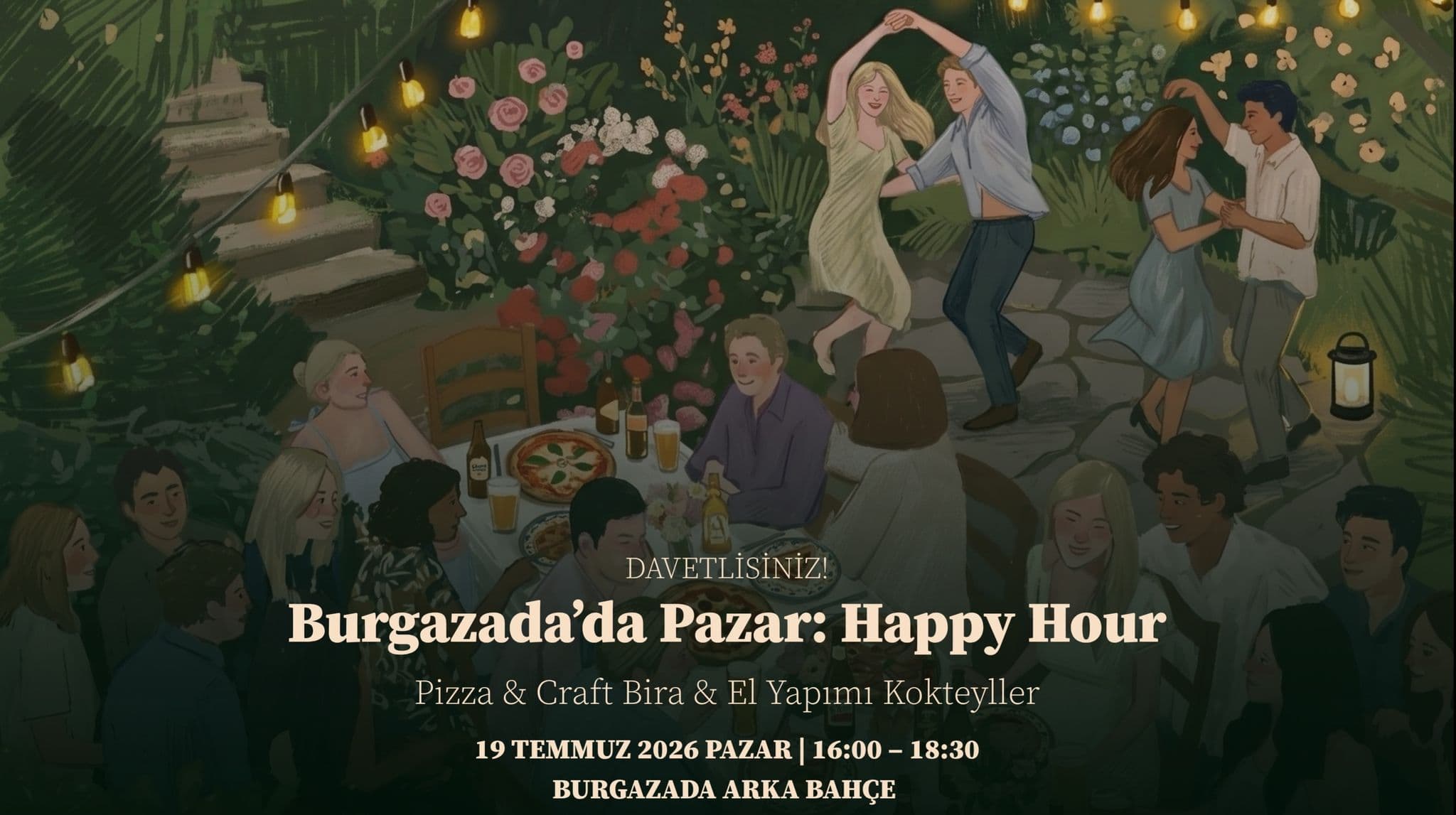 Burgazada'da Pazar: Happy Hour - Büyükçam Mevkii Sk. No:16 Burgazada