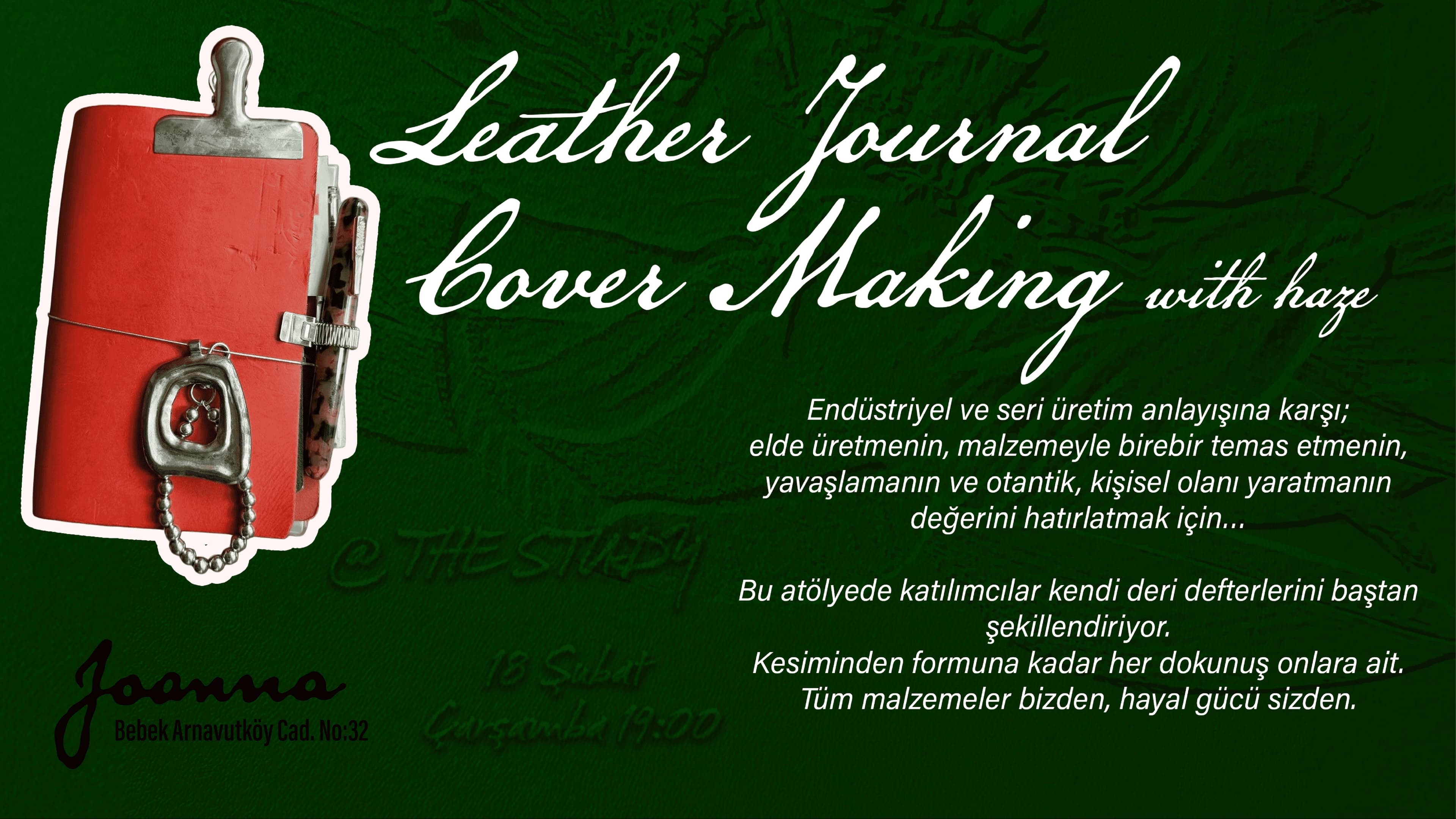 Kendi Deri Ajandanı Yap! - Arnavutköy, Bebek Arnavutköy Caddesi No:32, Beşiktaş/İstanbul, Türkiye