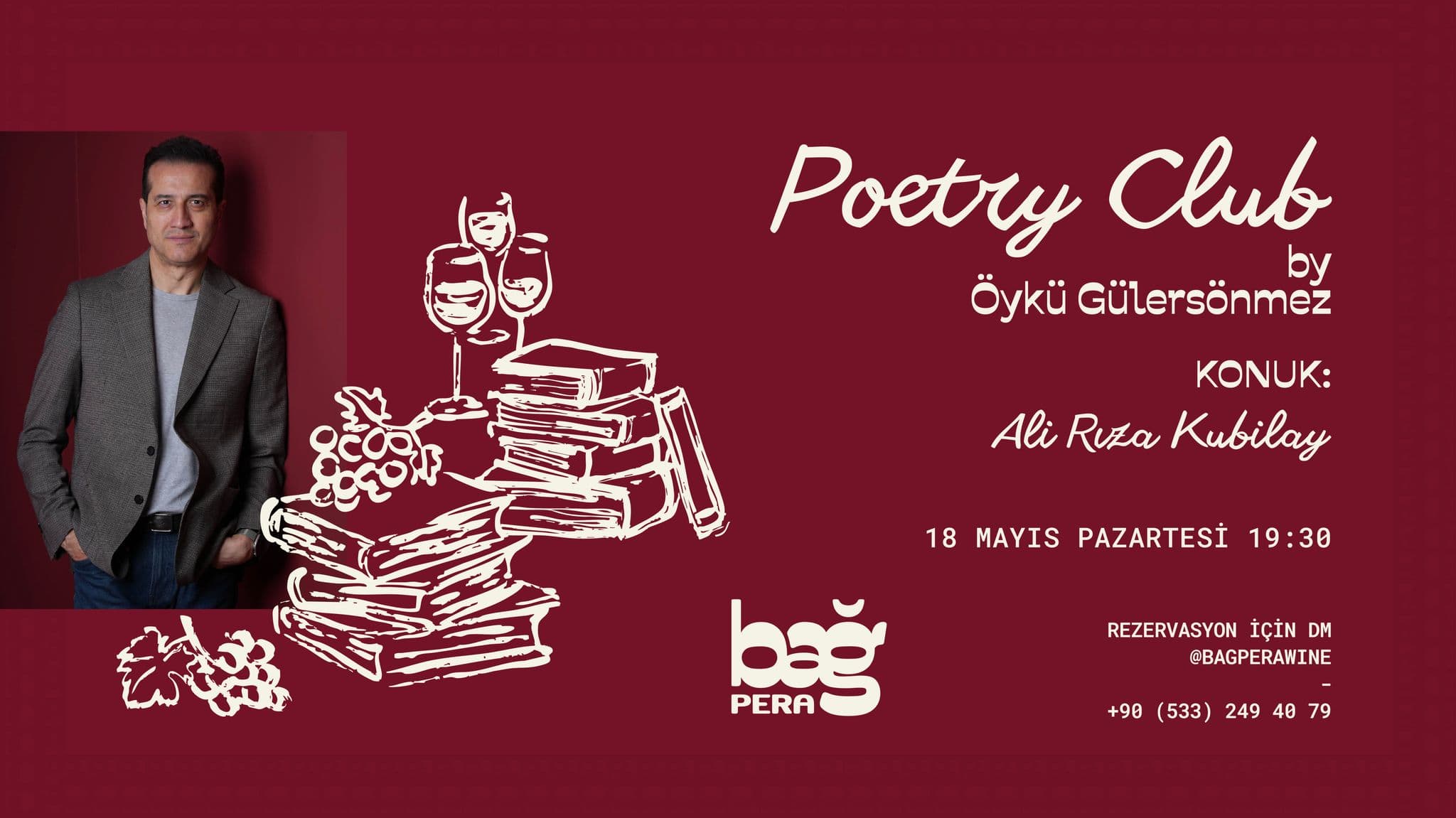Poetry Club by Öykü Gülersönmez  - Bağ Pera, Asmalı Mescit, İstiklal Caddesi, Beyoğlu/İstanbul, Türkiye