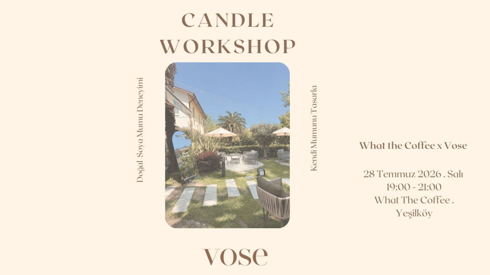 İSTANBUL CANDLE WORKSHOP-DOĞAL SOYA MUMU
