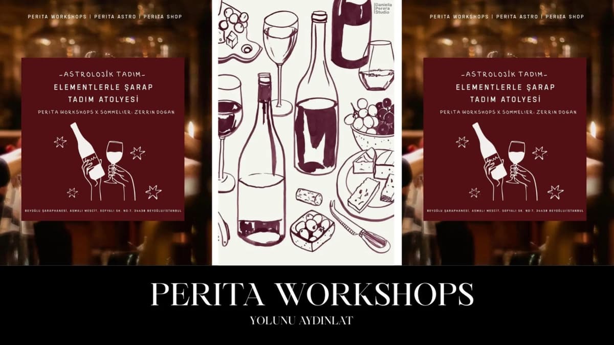 13.02 Astrolojik Tadım | Elementlerle Şarap Tadım Atölyesi - Beyoğlu Şaraphanesi, Asmalı Mescit, Sofyalı Sokak, Beyoğlu/İstanbul, Türkiye