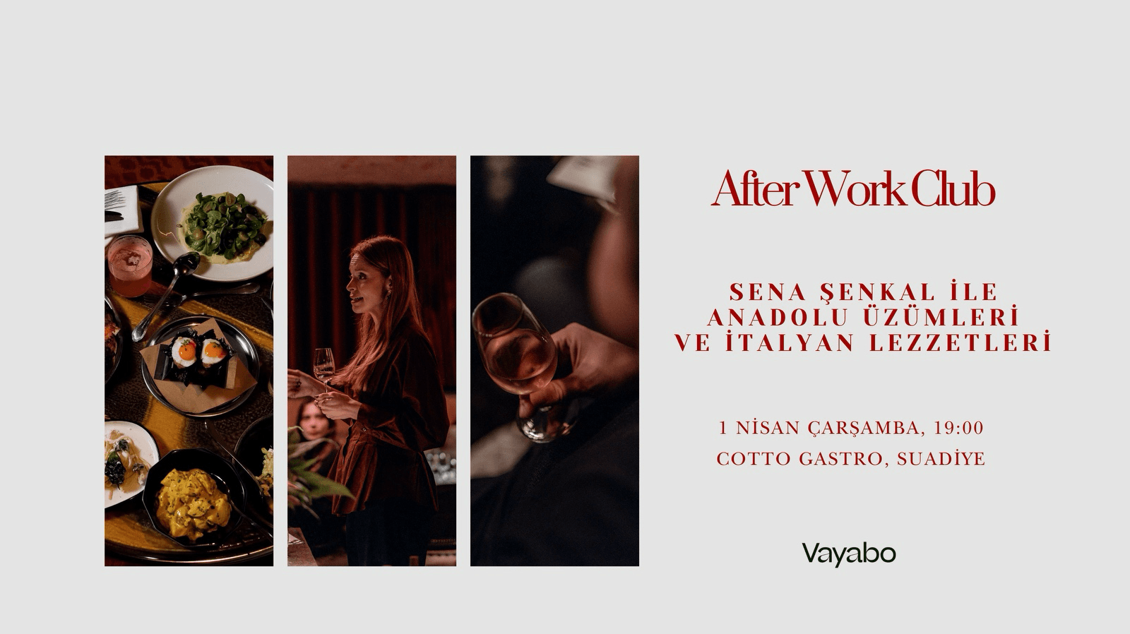 Sena Şenkal ile Anadolu Üzümleri ve İtalyan Lezzetleri