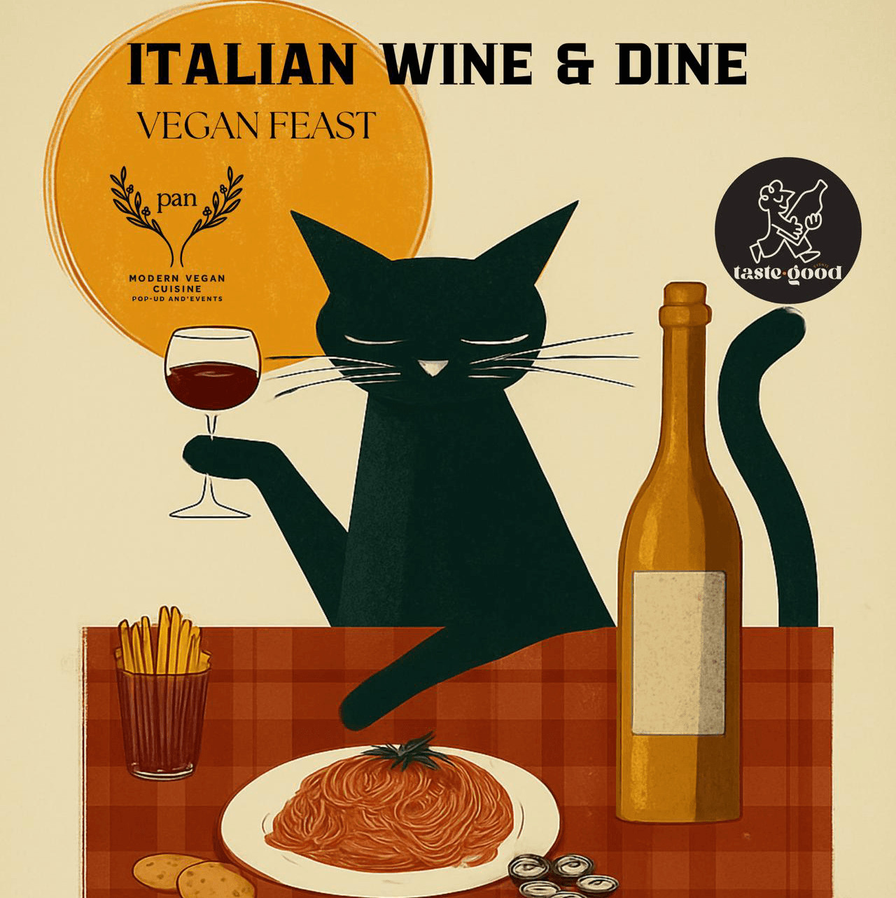 Italian Wine and Dine/ vegan feast - Suadiye, Kadıköy/İstanbul, Türkiye