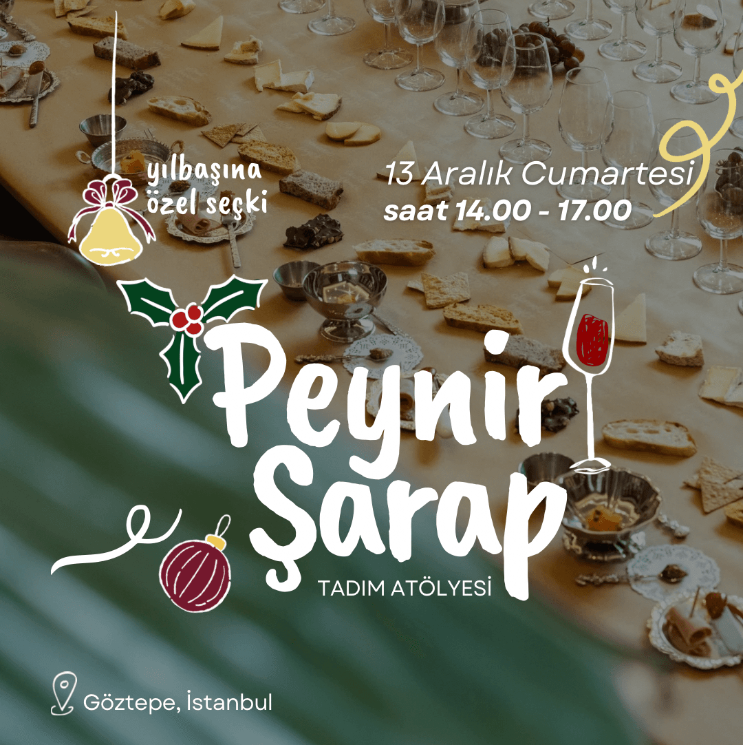 Peynir & Şarap Tadım Atölyesi - 13 Aralık Cumartesi - Harem Chocolate, Göztepe, Palas apt, Kadıköy/İstanbul, Türkiye