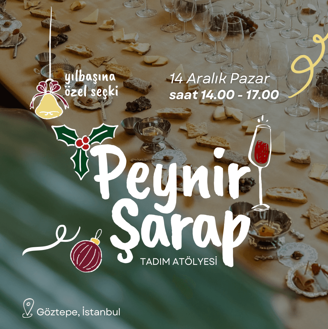 Peynir & Şarap Tadım Atölyesi - 14 Aralık Pazar - Harem Chocolate, Göztepe, Palas apt, Kadıköy/İstanbul, Türkiye
