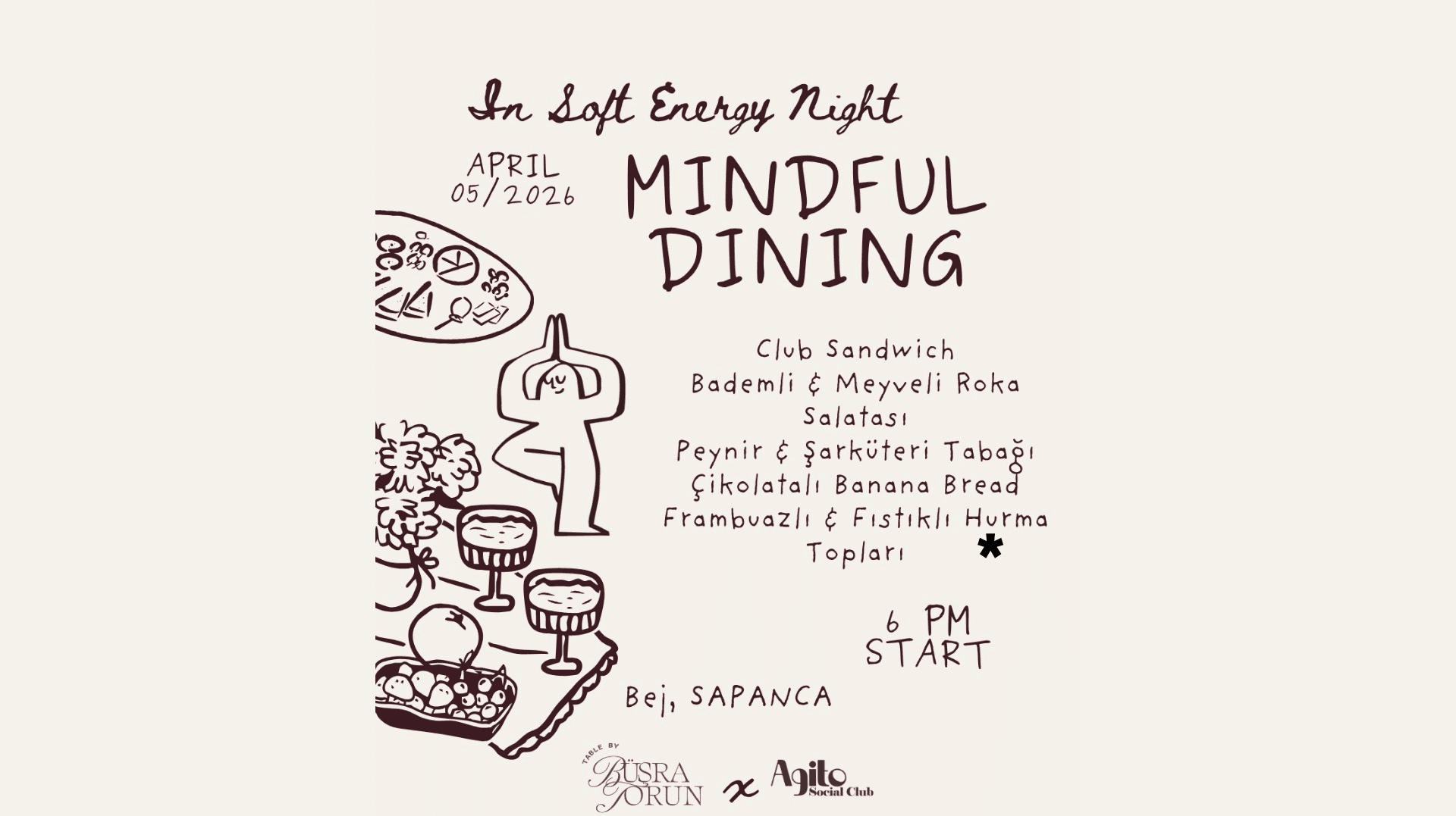 Soft Energy Night: Mindful Dining - Sapanca, Sakarya, Türkiye