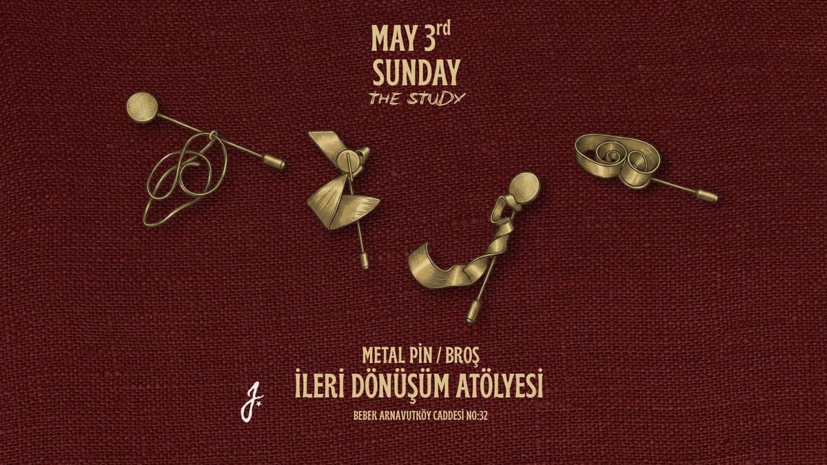 Metal Pin / Broş - İleri Dönüşüm Atölyesi - Arnavutköy, Bebek Arnavutköy Cd No:34353 no 32, Beşiktaş/İstanbul, Türkiye