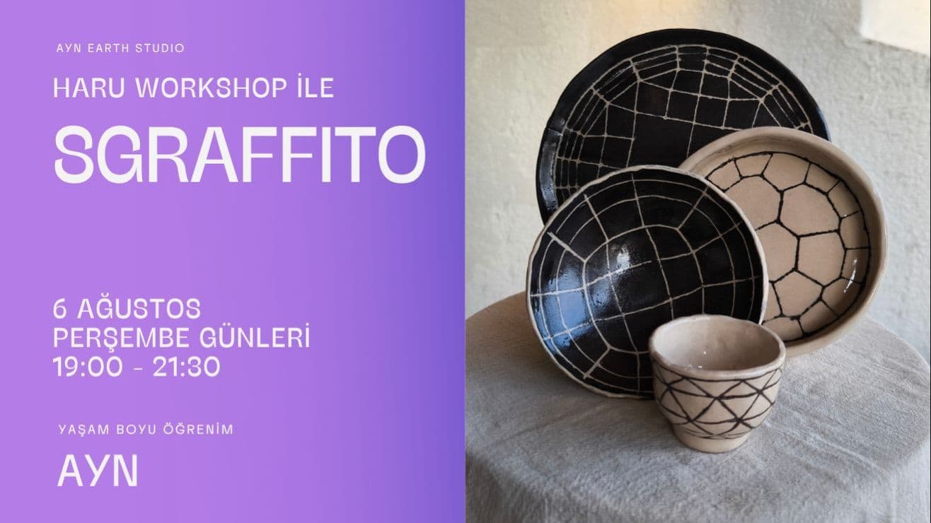 HARU WORKSHOP İLE SGRAFFİTO ! - Katip Mustafa Çelebi, Hocazade Sokak 20b, Beyoğlu/İstanbul, Türkiye