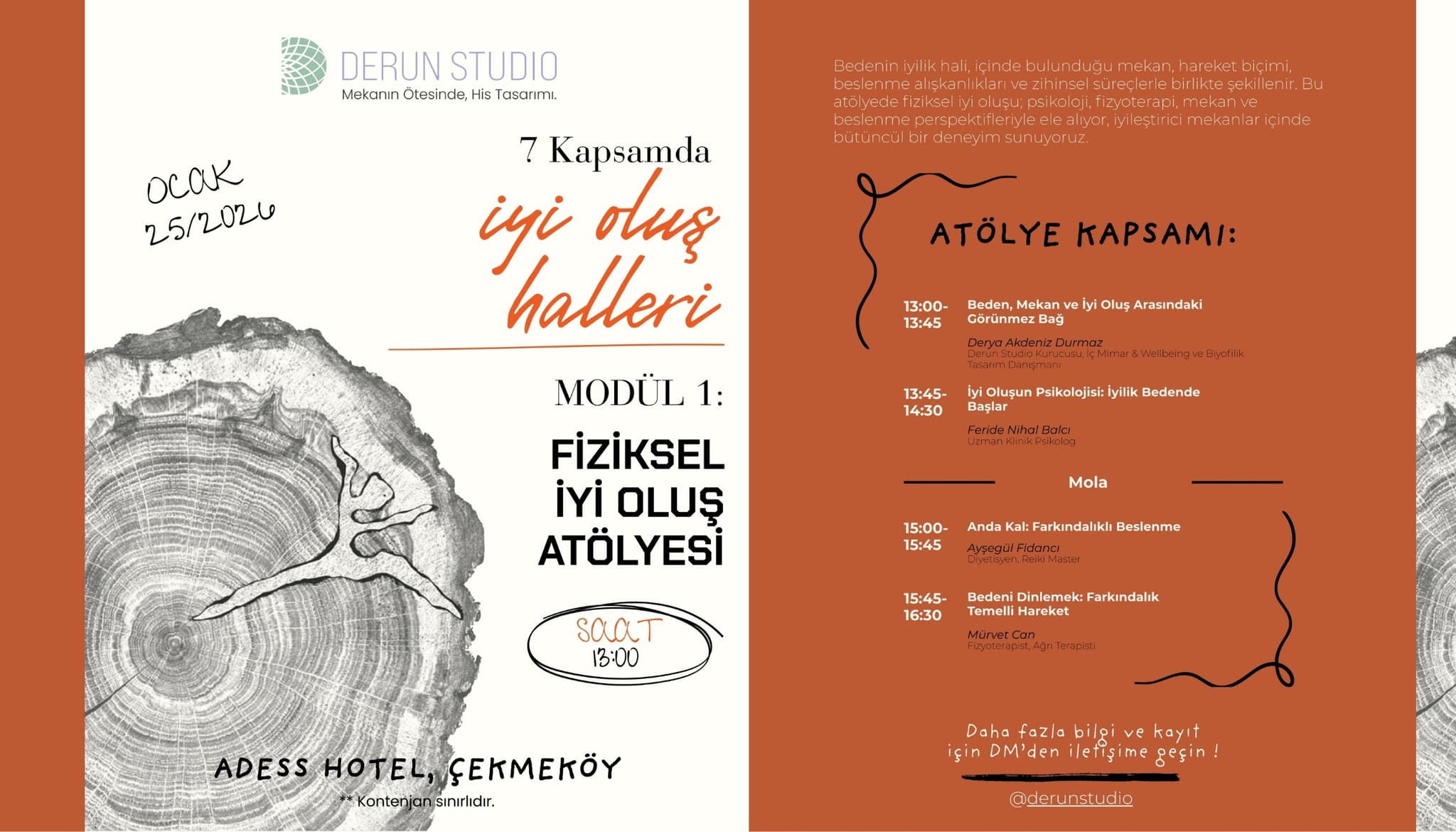 Fiziksel iyi oluş atölyesi - Adess Otel Restaurant, Sırapınar, Leylak Sok, Çekmeköy/İstanbul, Türkiye