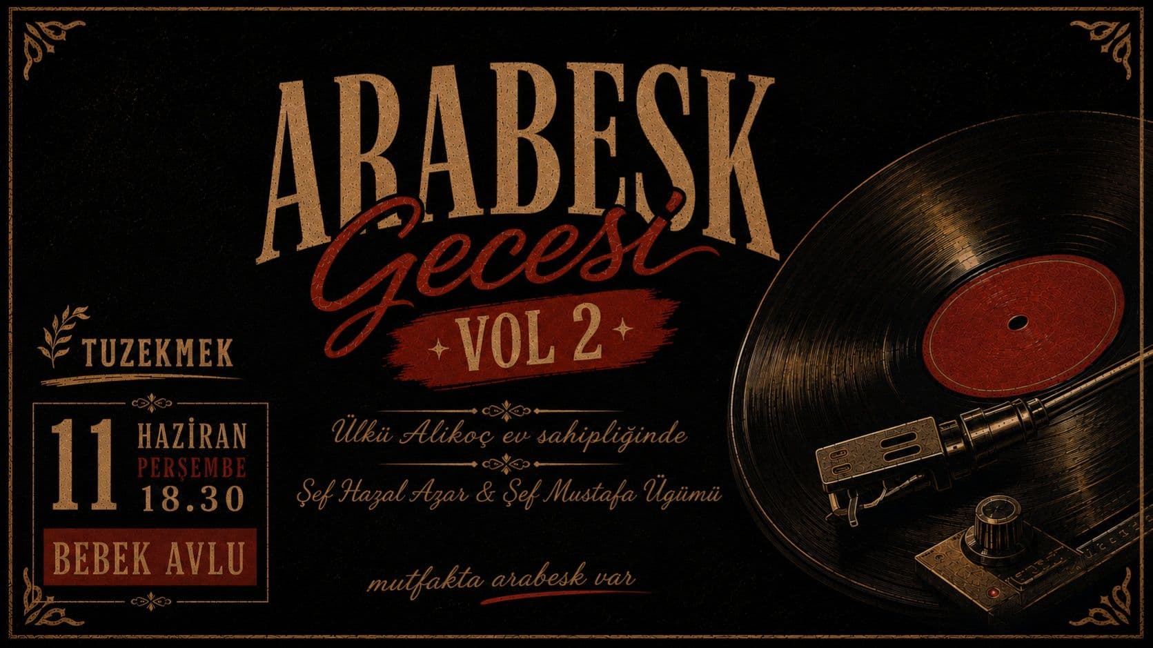 Arabesk Gecesi Vol.2 - Bebek, İnşirah Sokak No:25/3, Beşiktaş/İstanbul, Türkiye