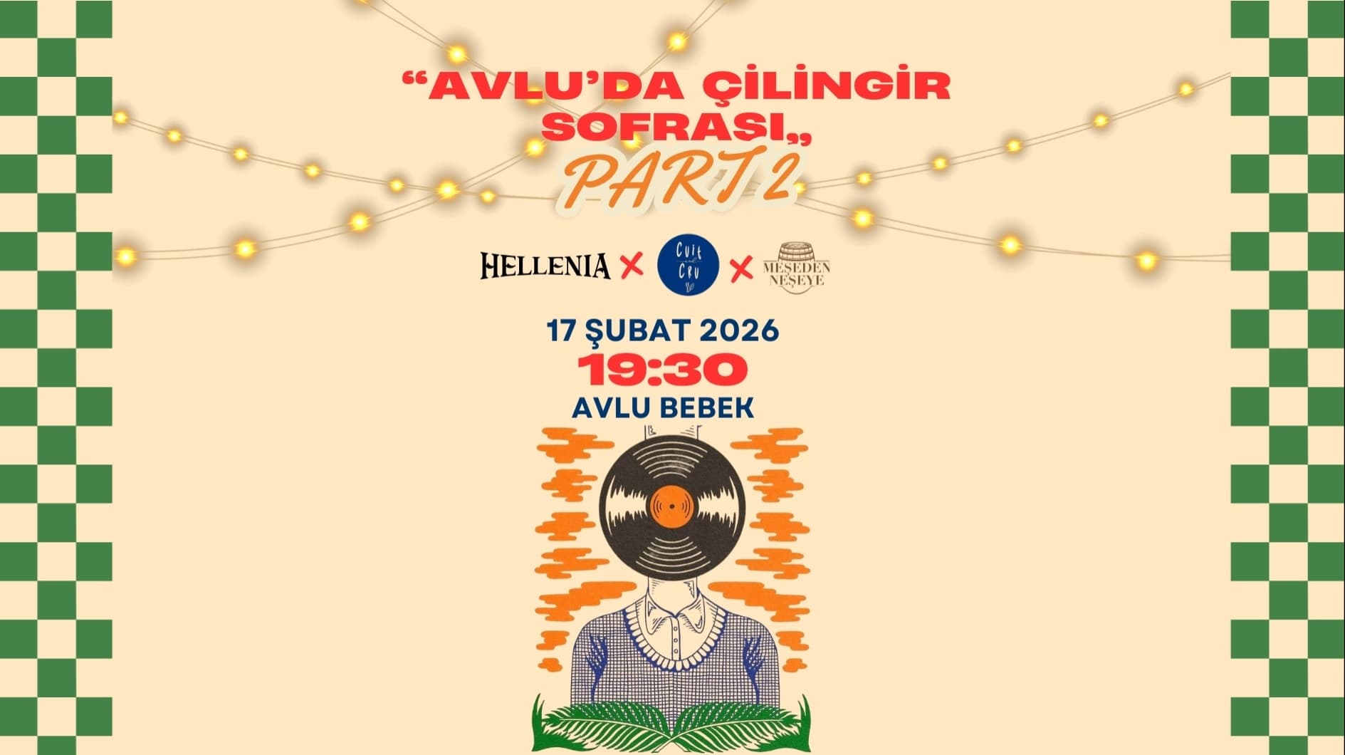 "Avlu'da Çilingir Sofrası"- Part II - Bebek, İnşirah Sokağı no 25, Beşiktaş/İstanbul, Türkiye