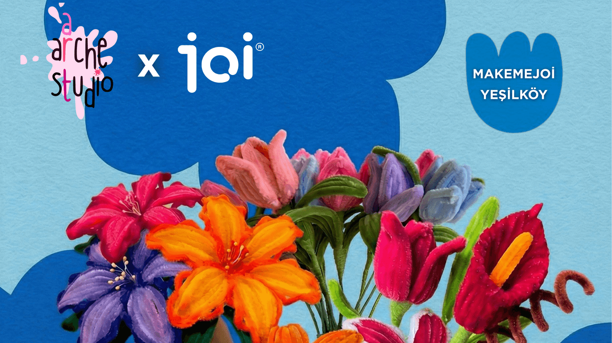 Şönil Çiçek Workshopu
Arche studio x Make Me Joi - MAKE ME JOI YEŞİLKÖY, Yeşilköy, Yeşilyalı Sk. No:15, 34149 Bakırköy/İstanbul, Türkiye