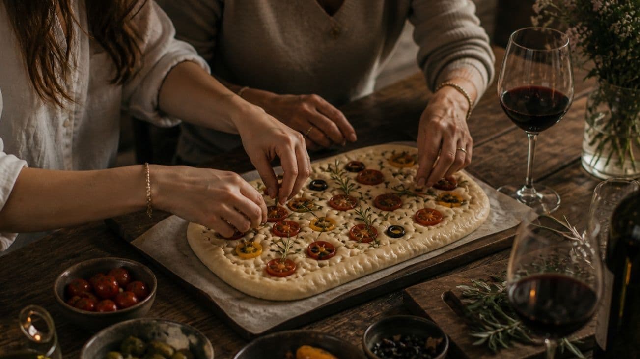 Anne-Kız Foccacia Gecesi - Pots and Pens, Akatlar, Beşiktaş/İstanbul, Türkiye