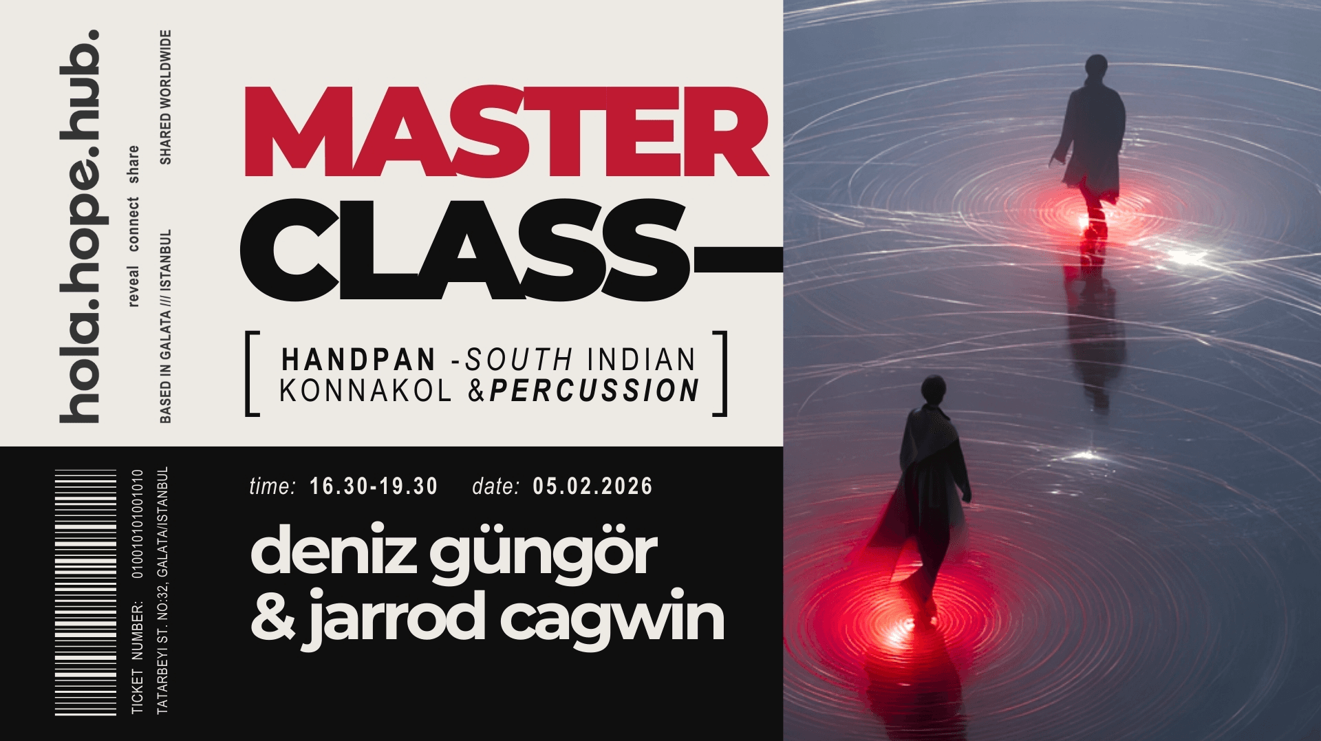 Handpan & Konnakol Masterclass - Beyoğlu/İstanbul, Türkiye