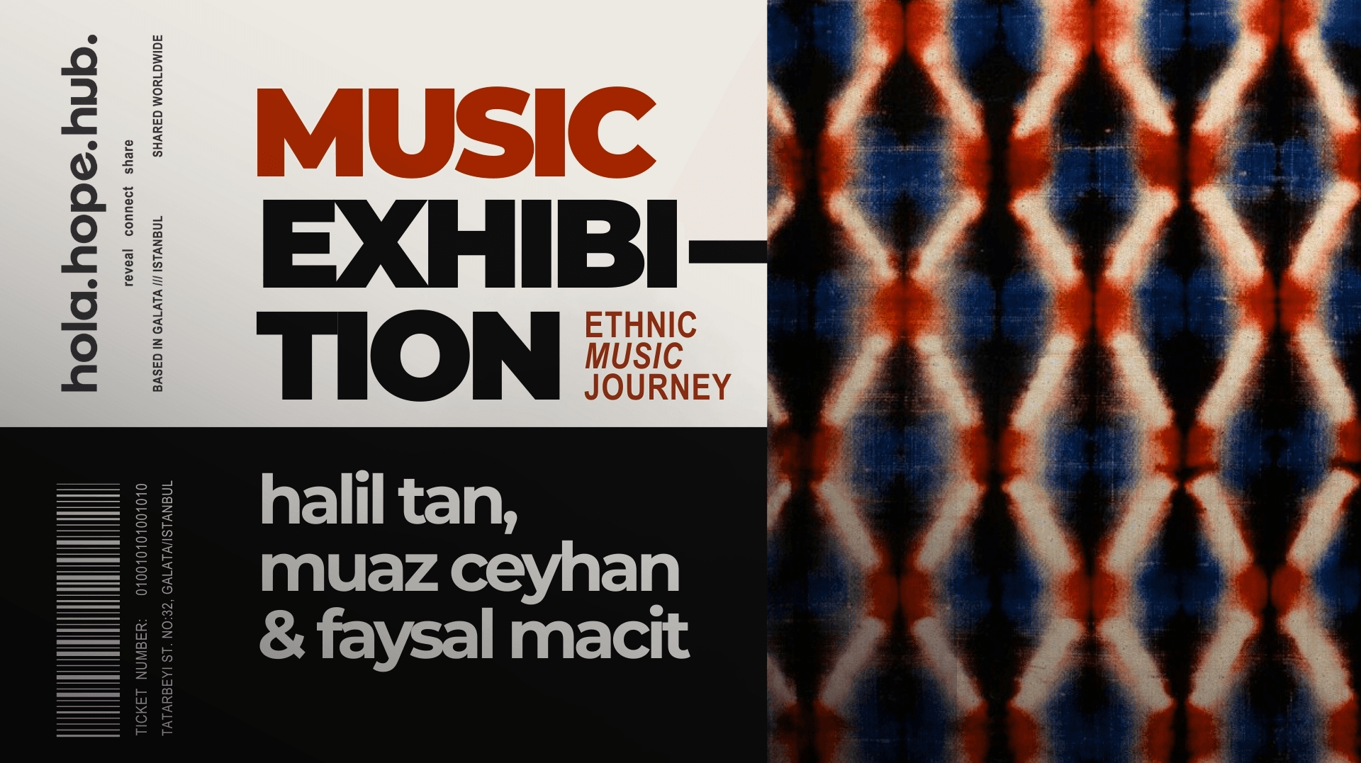 Ethnic Music Experience - Hola Hope Hub, Müeyyetzade, Tatar Beyi Sokak, No 32 Galata Beyoğlu/İstanbul, Türkiye
