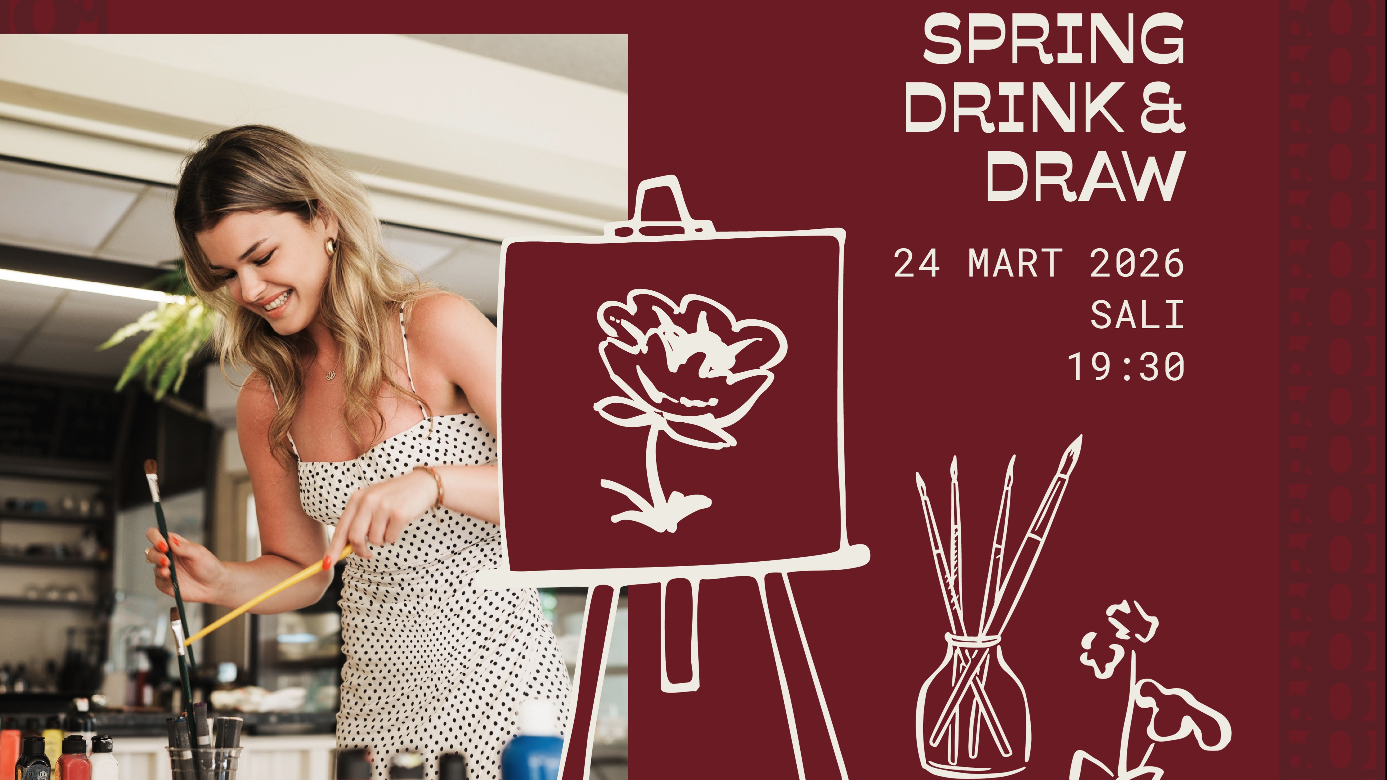 Spring Drink & Draw at Bağ Pera - Asmalı Mescit, İstiklal Caddesi No:186, Beyoğlu/İstanbul, Türkiye