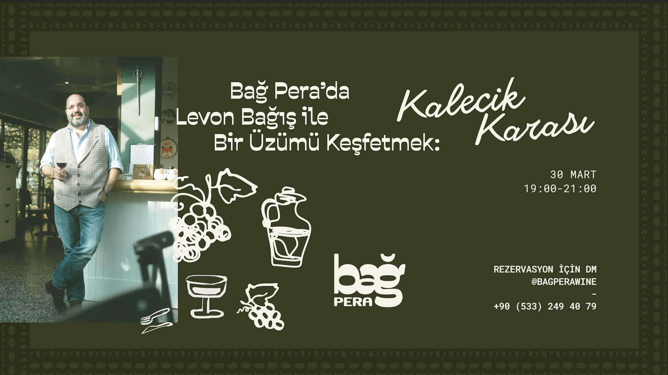 Levon Bağış ile Bir Üzümü Keşfetmek: Kalecik Karası