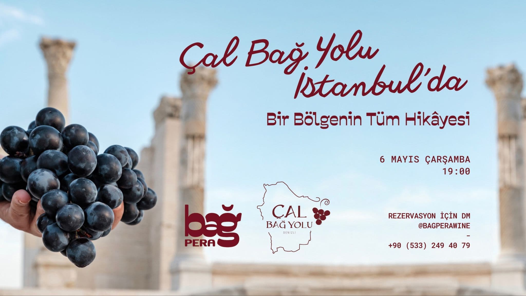 Çal Bağ Yolu İstanbul'da - Bağ Pera, Asmalı Mescit, İstiklal Caddesi, Beyoğlu/İstanbul, Türkiye