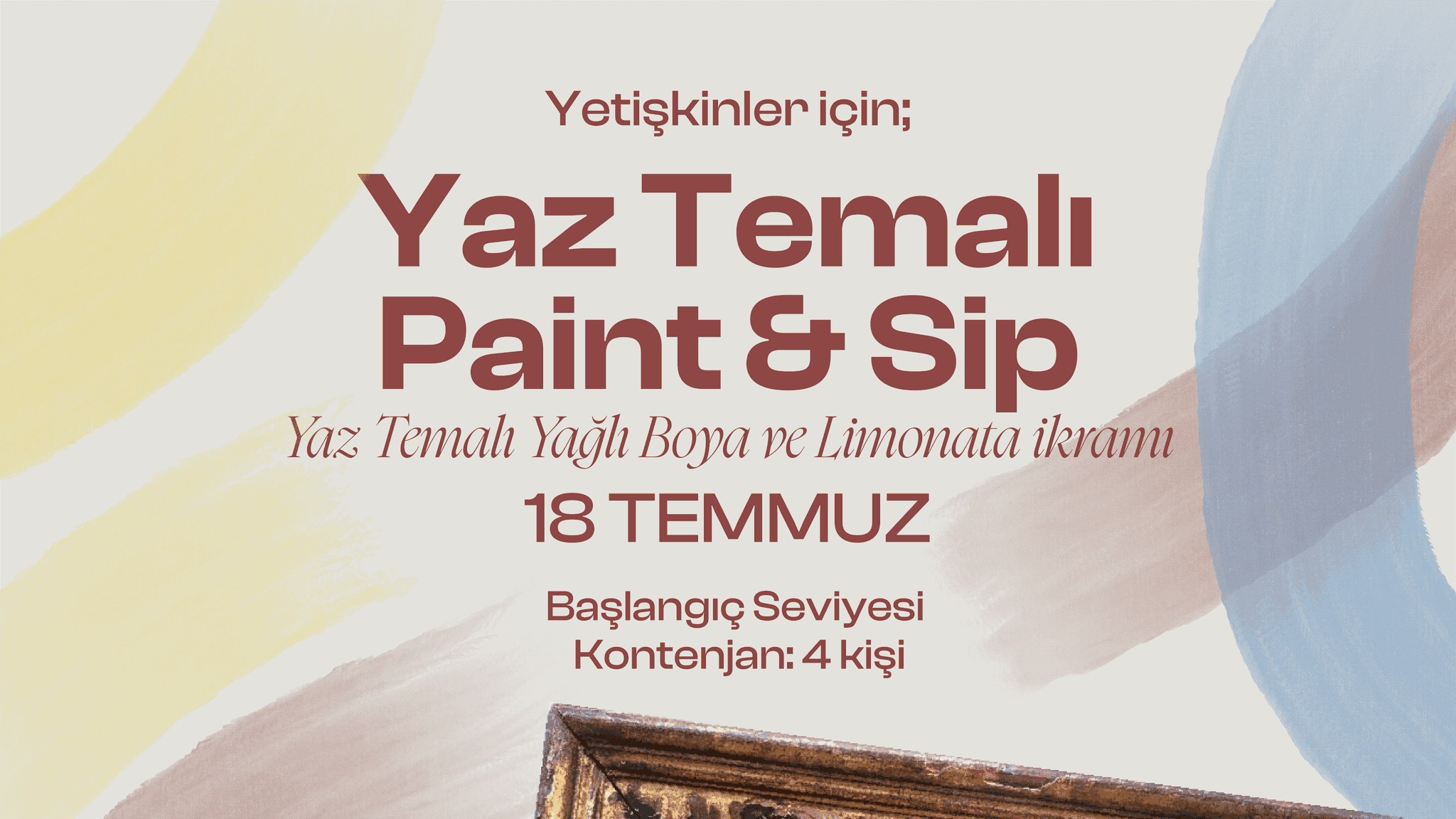 Paint&Sip - Aziz Mahmut Hüdayi, Hüdai Mahmut Sokak, Üsküdar/İstanbul, Türkiye
