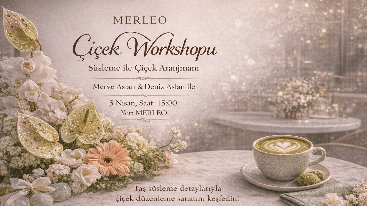 🌸 Çiçek Aranjmanı & Taş Süsleme Workshop’u