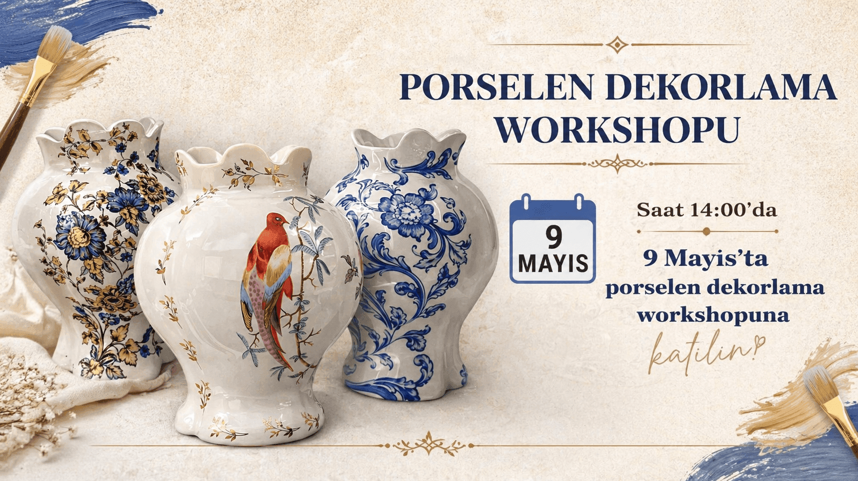 Porselen Dekorlama Workshop’u - Merleo, Kuruçeşme, Çınarlı Çeşme Sokak No: 4-1, 34345 Beşiktaş/İstanbul, Türkiye