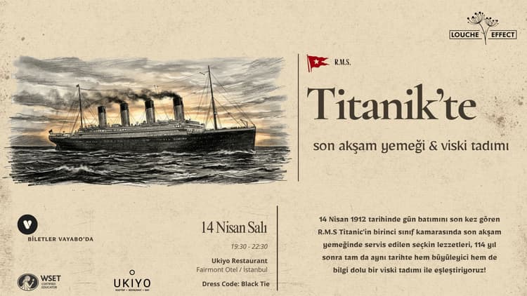 Titanik'te Son Akşam Yemeği ve Viski Tadımı (1912)