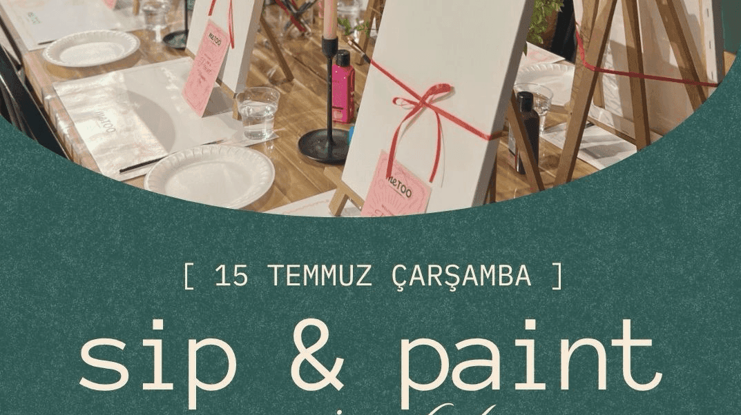 Sip & Paint Night İzmir | Resim, Müzik ve 2 Kadeh İçecek - Kültür, Kızılay Caddesi no 3-1a, Konak/İzmir, Türkiye