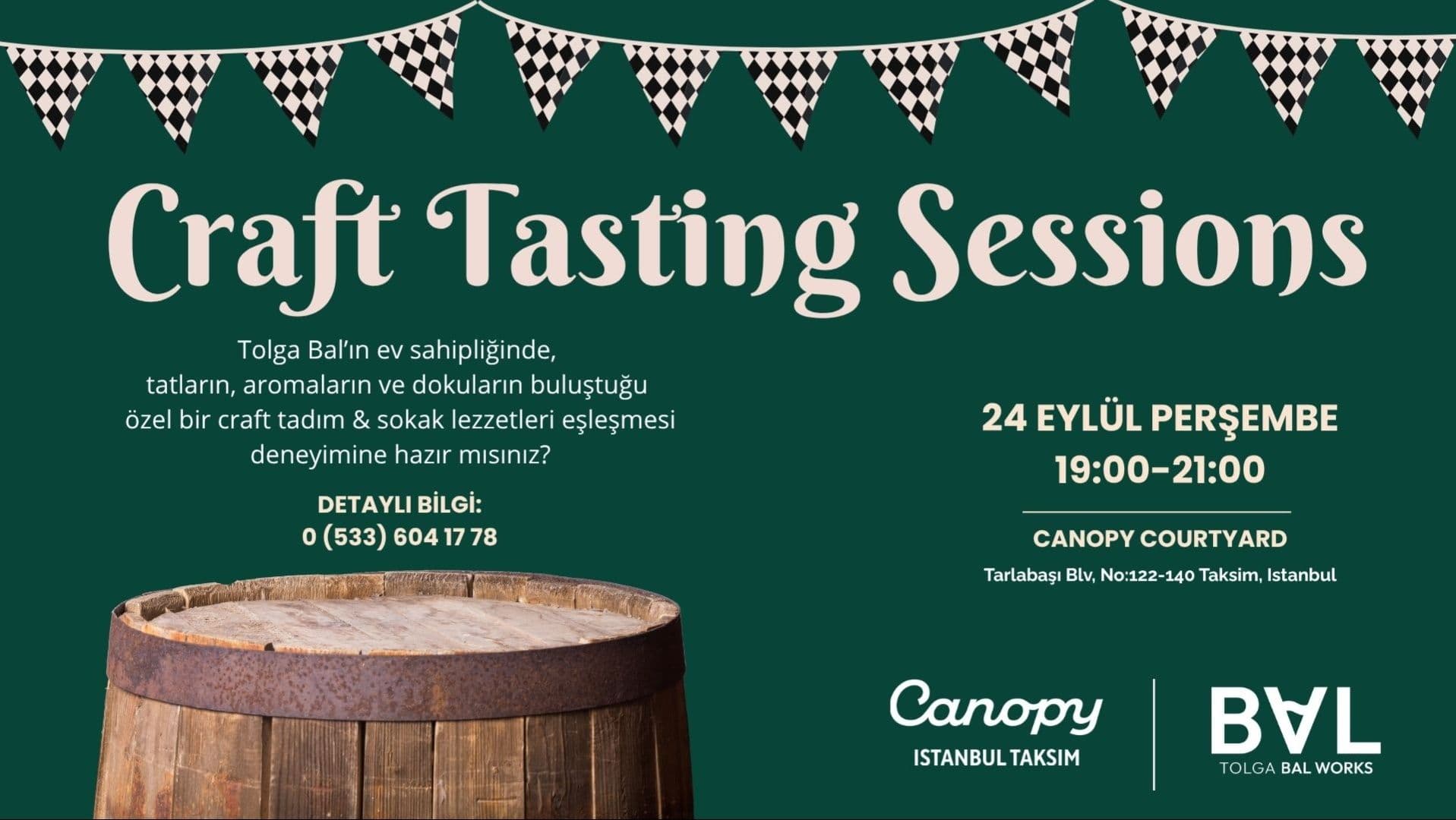 Craft Tasting Sessions - Şehit Muhtar, Tarlabaşı Bulvarı 122-140, Beyoğlu/İstanbul, Türkiye