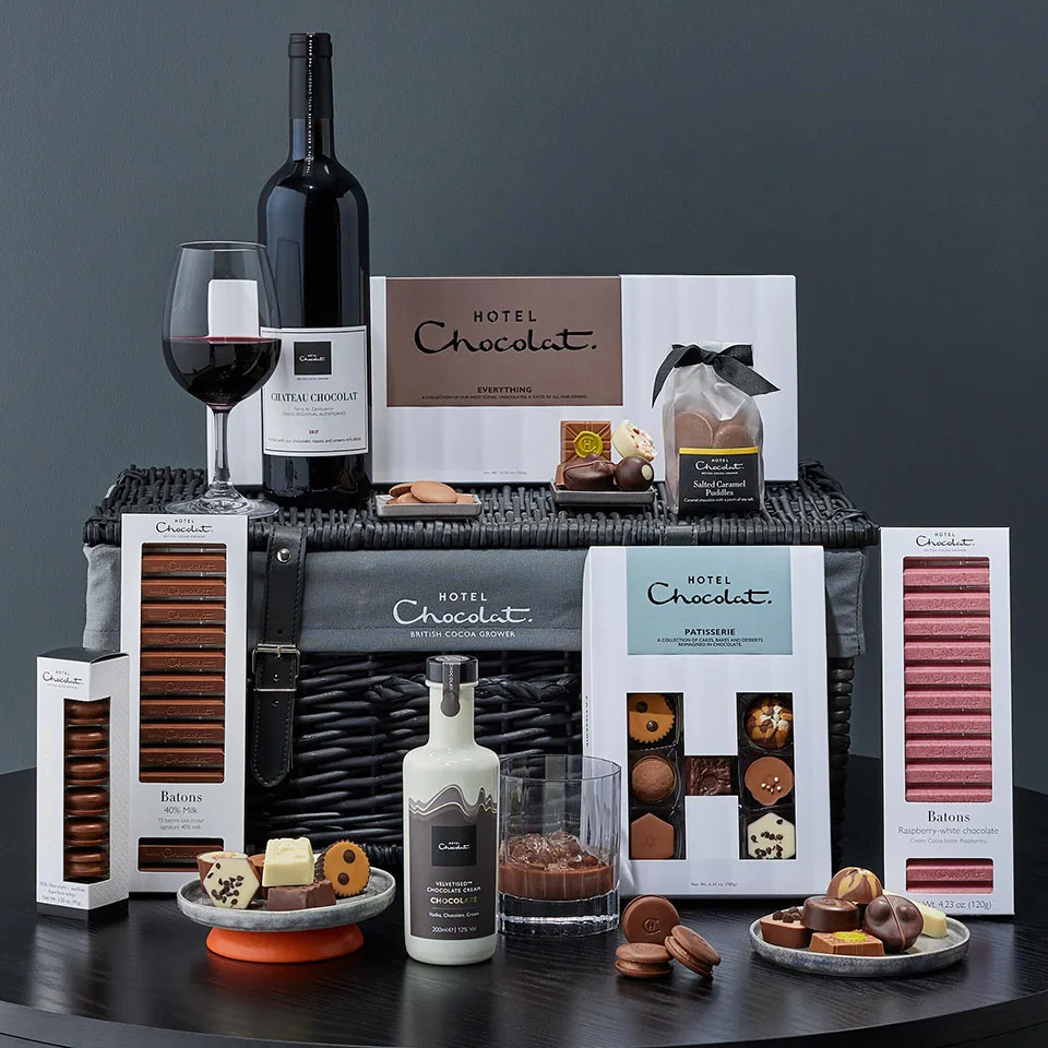 Hotel Chocolat Sip, Dip & Savour Chocolate Hamper Box